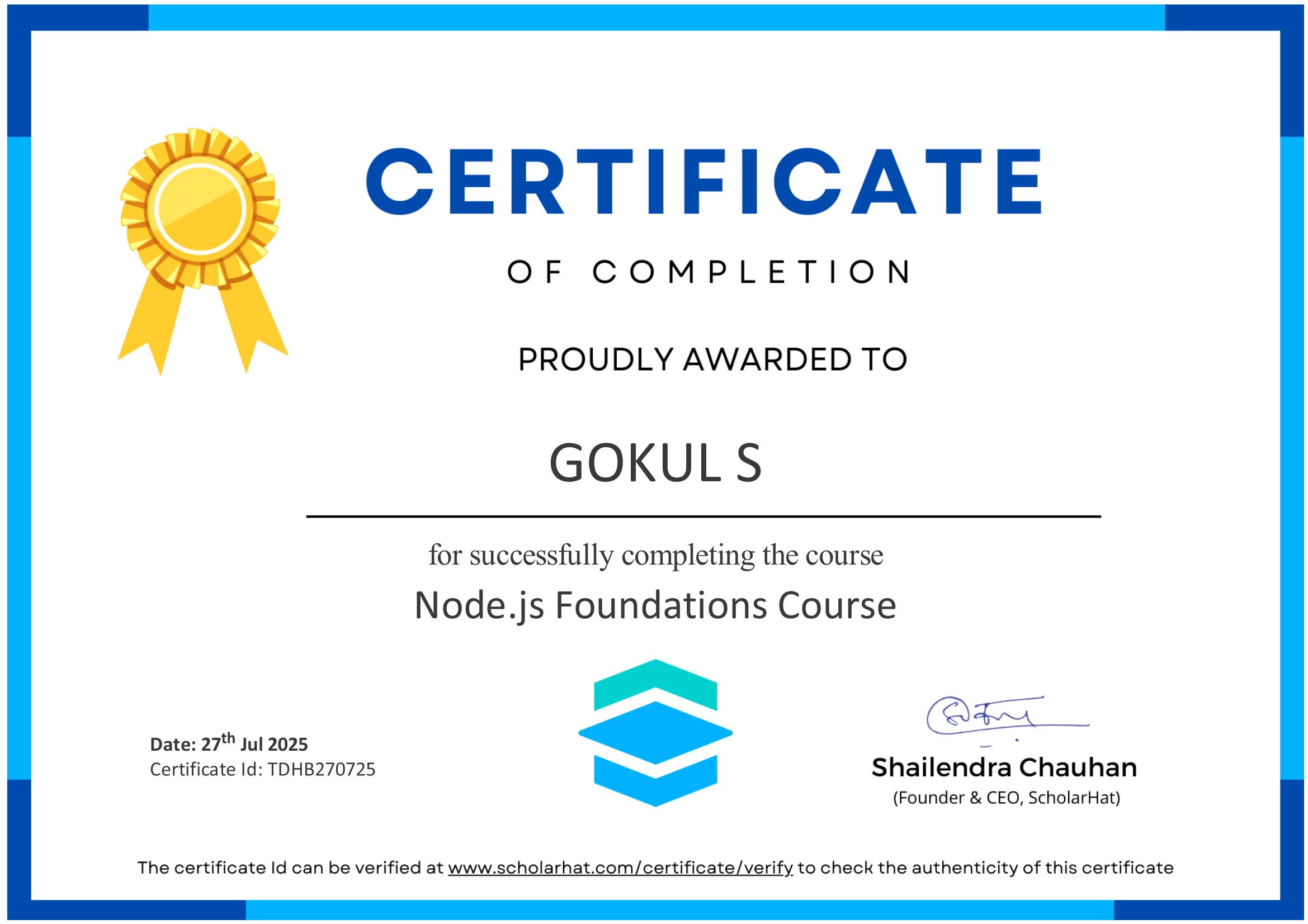 Full Stack Certificate